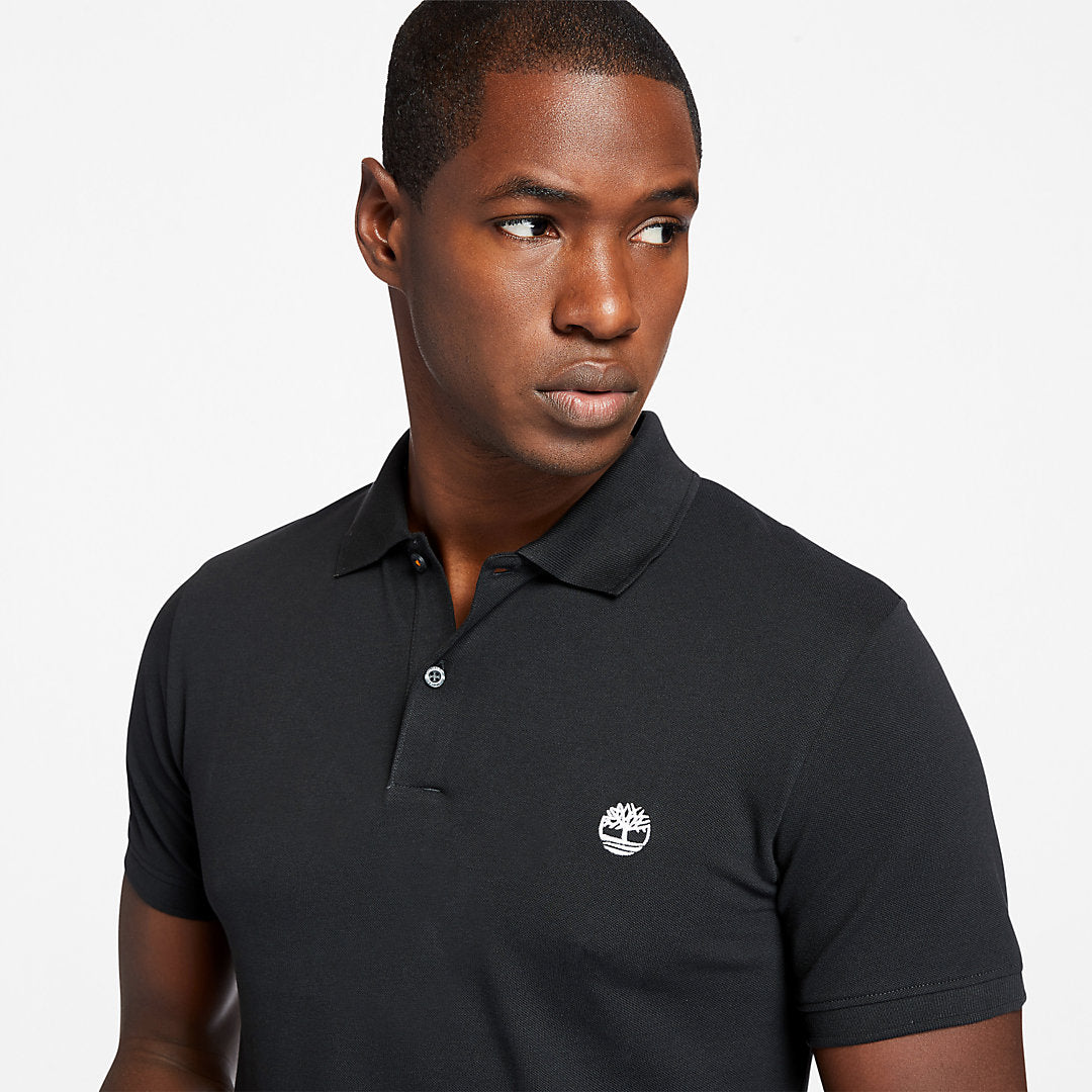 Mens Merrymeeting River Polo Shirt for Men in Black - Timberland