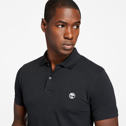 Mens Merrymeeting River Polo Shirt for Men in Black - Timberland