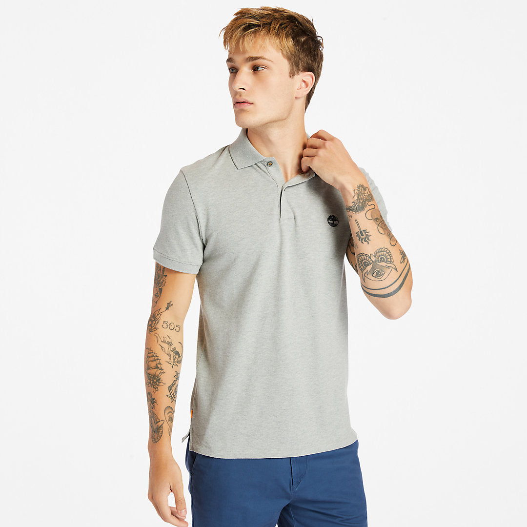 Mens Merrymeeting River Polo Shirt for Men in Grey - Timberland