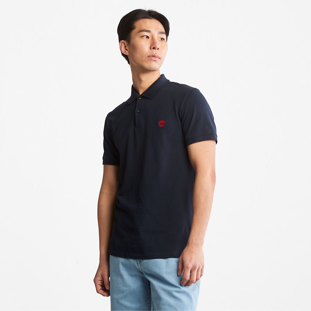 Mens Merrymeeting River Polo Shirt for Men in Navy - Timberland