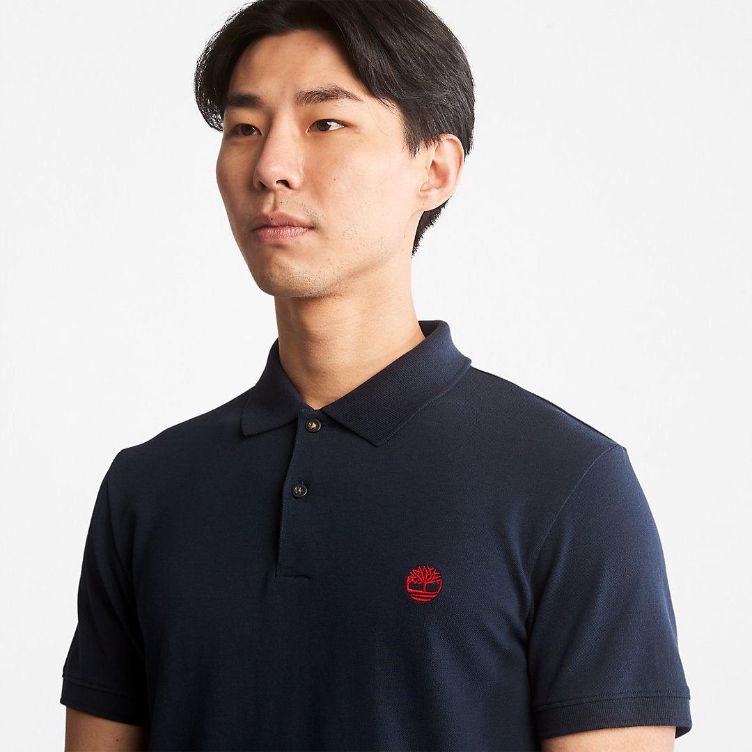 Mens Merrymeeting River Polo Shirt for Men in Navy - Timberland