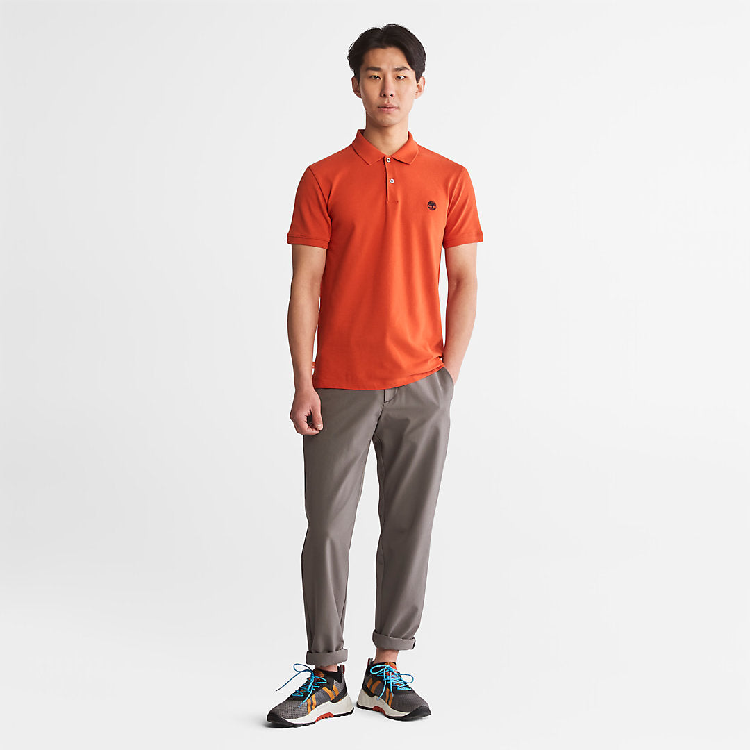 Mens Merrymeeting River Polo Shirt for Men in Orange - Timberland