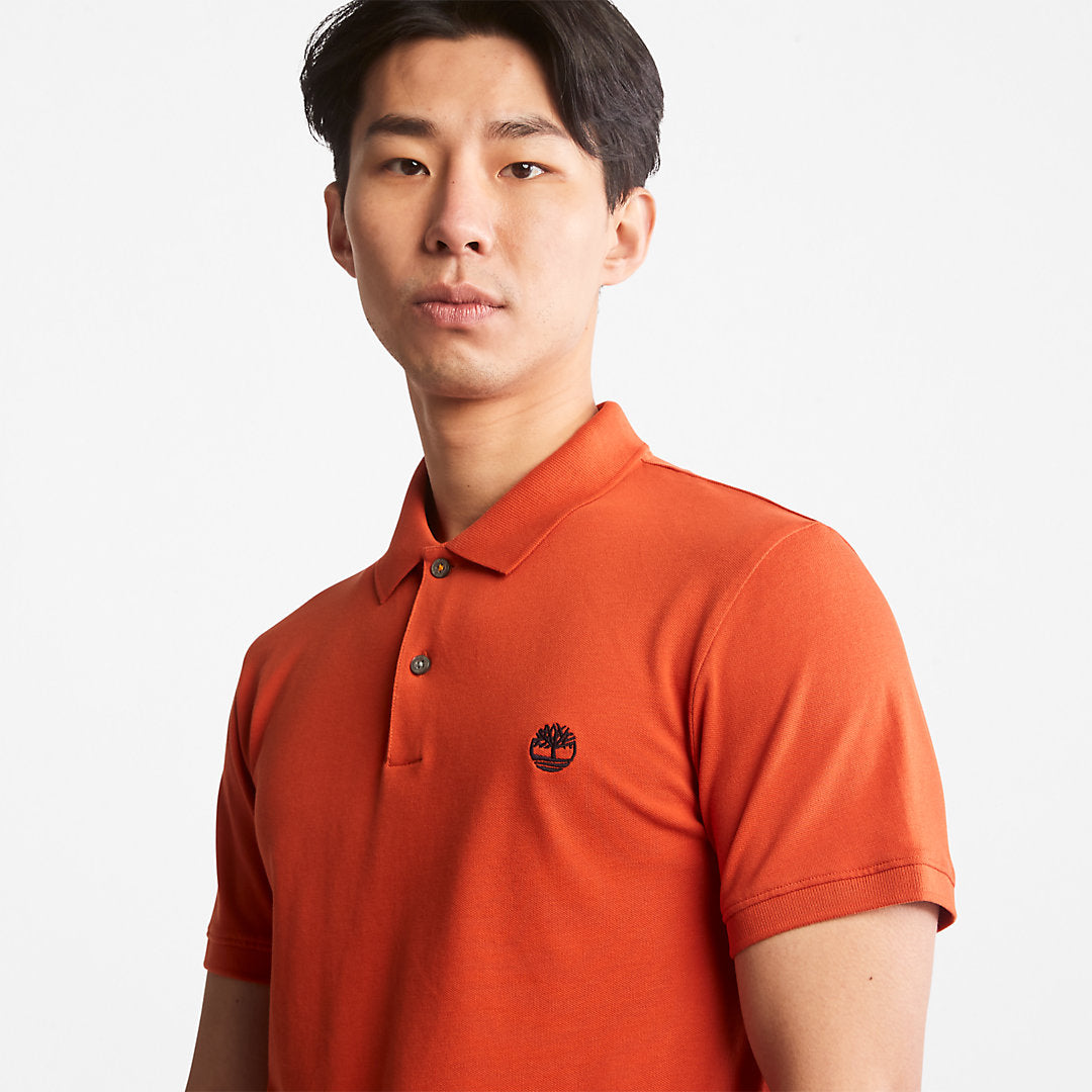 Mens Merrymeeting River Polo Shirt for Men in Orange - Timberland