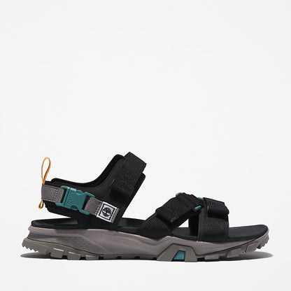 Mens Garrison Trail Webbing-strap Sandal for Men in Black - Timberland
