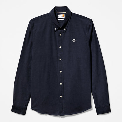 Mens Pleasant River Slim Oxford Shirt for Men in Navy - Timberland
