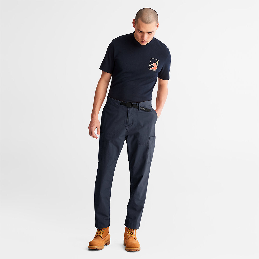 Mens Outdoor Heritage Cargo Trousers for Men in Navy - Timberland