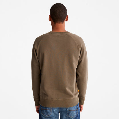 Mens Exeter River Sweatshirt for Men in Dark Green - Timberland