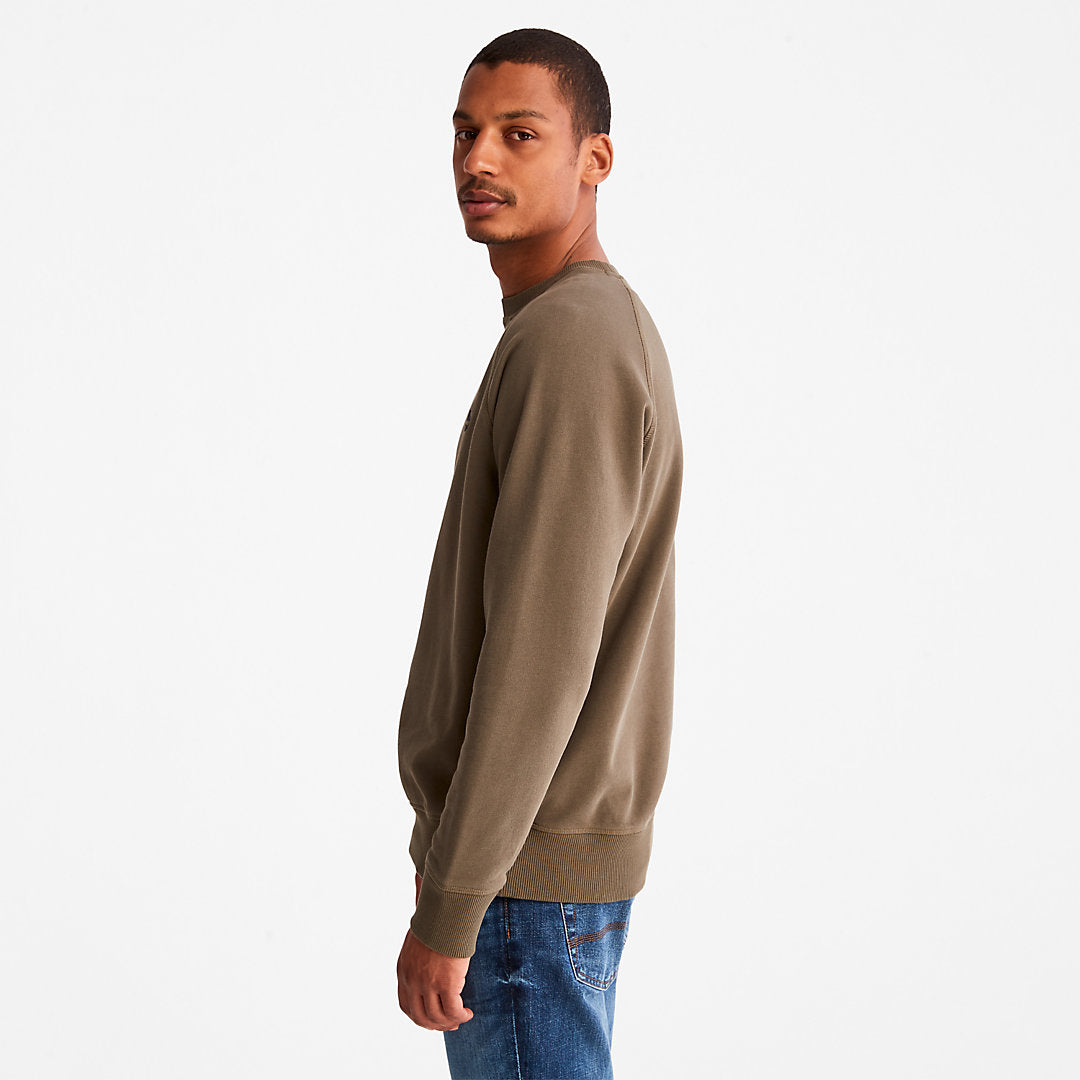 Mens Exeter River Sweatshirt for Men in Dark Green - Timberland