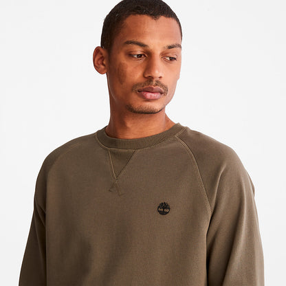 Mens Exeter River Sweatshirt for Men in Dark Green - Timberland