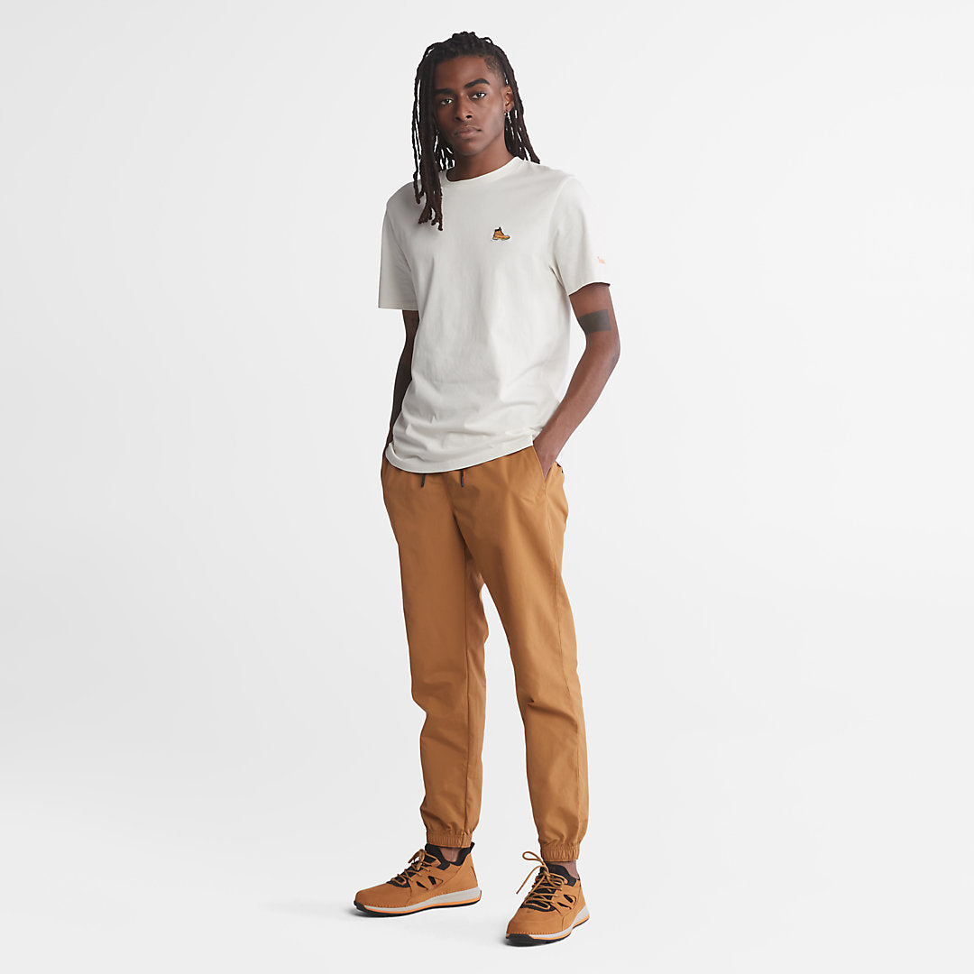 Mens Boot-Logo T-Shirt for Men in White - Timberland