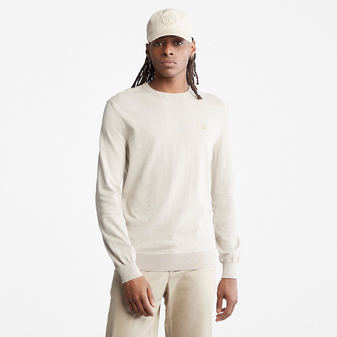 Mens EK+ Lightweight Jumper for Men in Beige - Timberland