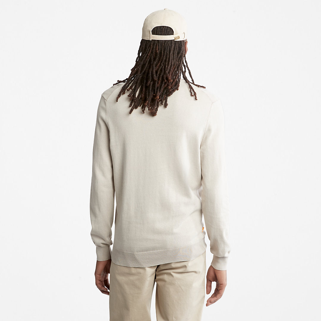 Mens EK+ Lightweight Jumper for Men in Beige - Timberland