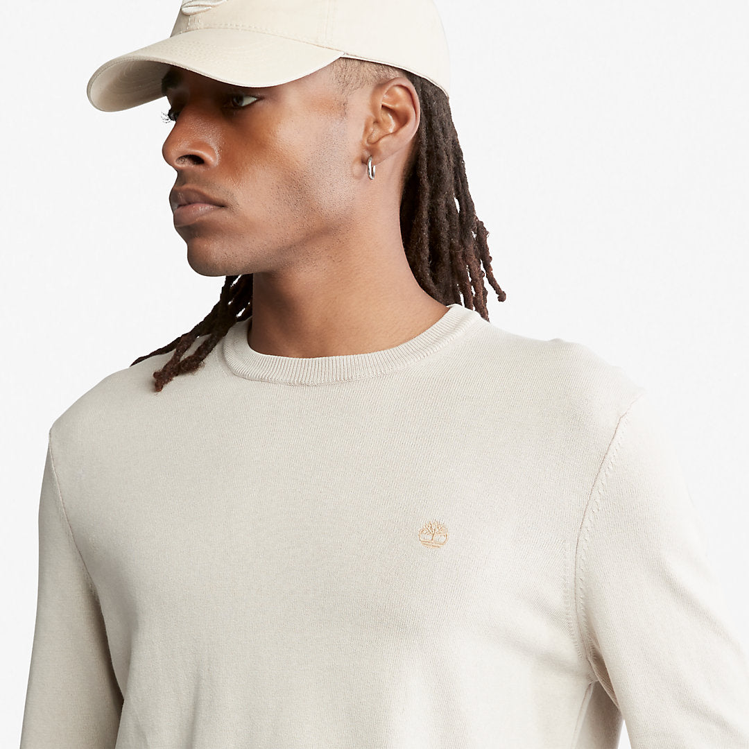 Mens EK+ Lightweight Jumper for Men in Beige - Timberland