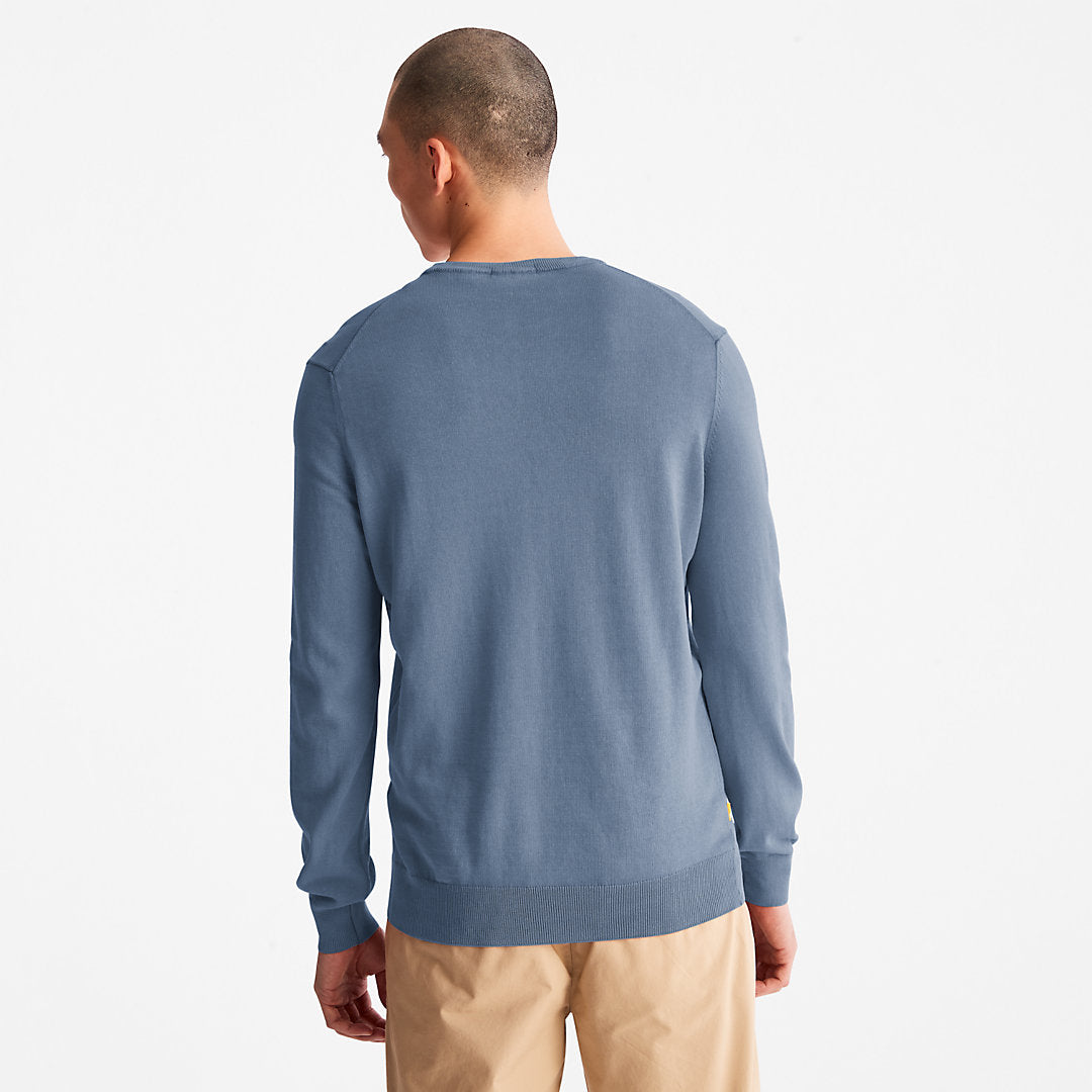 Mens Garment-Dyed Sweatshirt for Men in Navy - Timberland