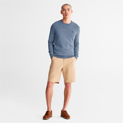 Mens Garment-Dyed Sweatshirt for Men in Navy - Timberland