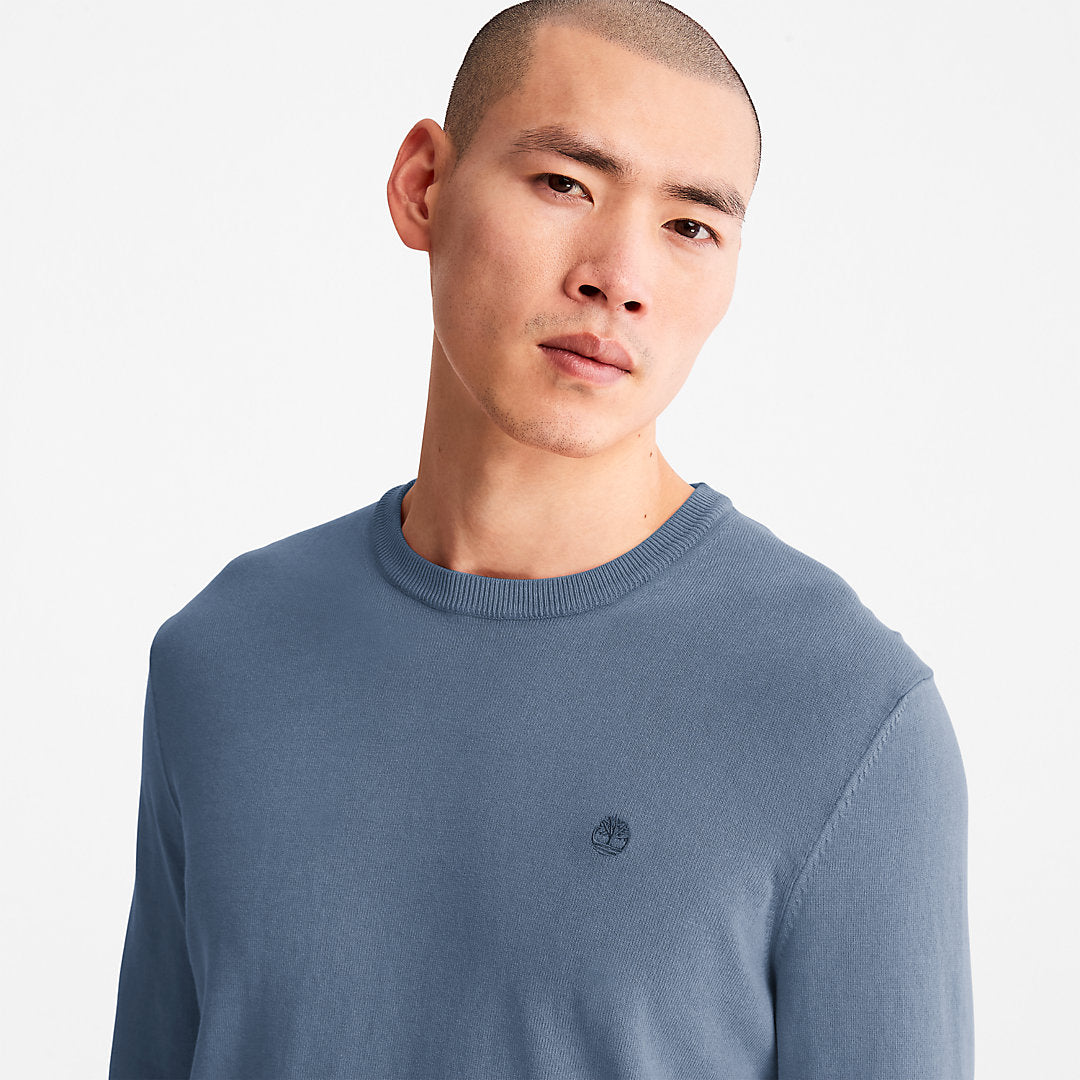Mens Garment-Dyed Sweatshirt for Men in Navy - Timberland