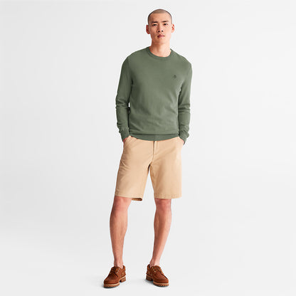 Mens EK+ Lightweight Jumper for Men in Dark Green - Timberland