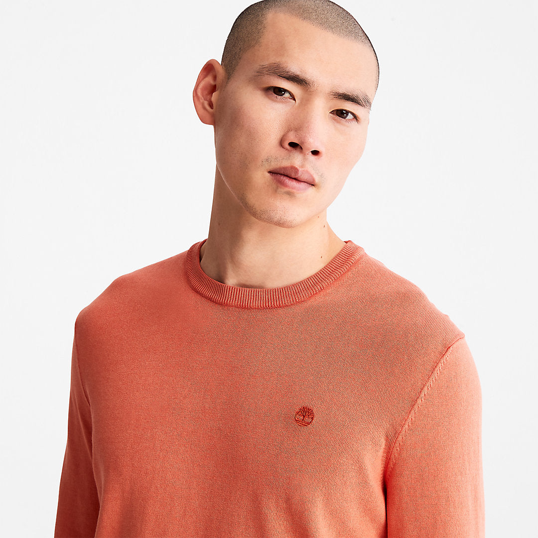 Mens EK+ Lightweight Jumper for Men in Orange - Timberland