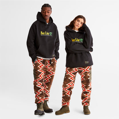 Mens Bee Line x Timberland® Logo Hoodie in Black - Timberland