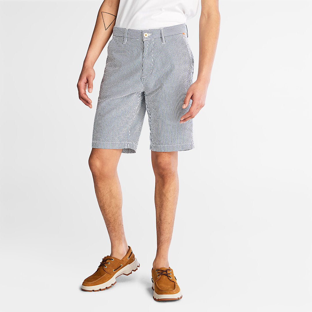 Mens Seersucker Shorts for Men in Blue - Timberland