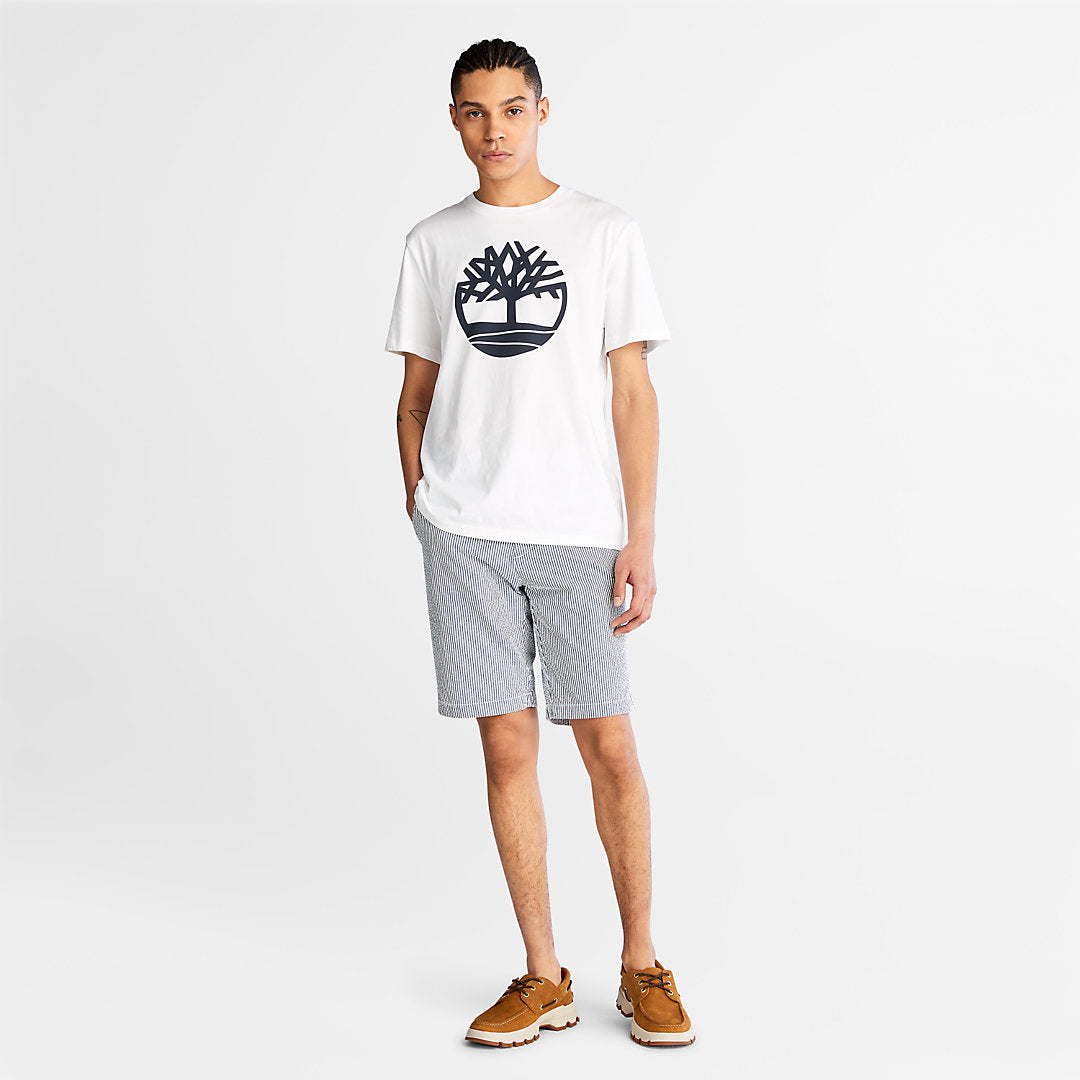 Mens Seersucker Shorts for Men in Blue - Timberland