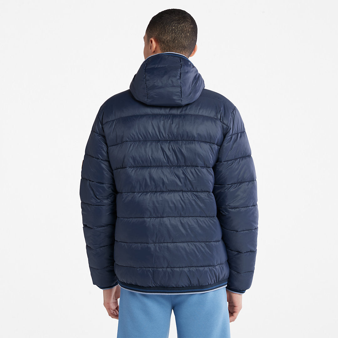 Mens Garfield Hooded Puffer Jacket for Men in Navy - Timberland