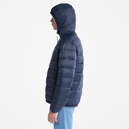 Mens Garfield Hooded Puffer Jacket for Men in Navy - Timberland