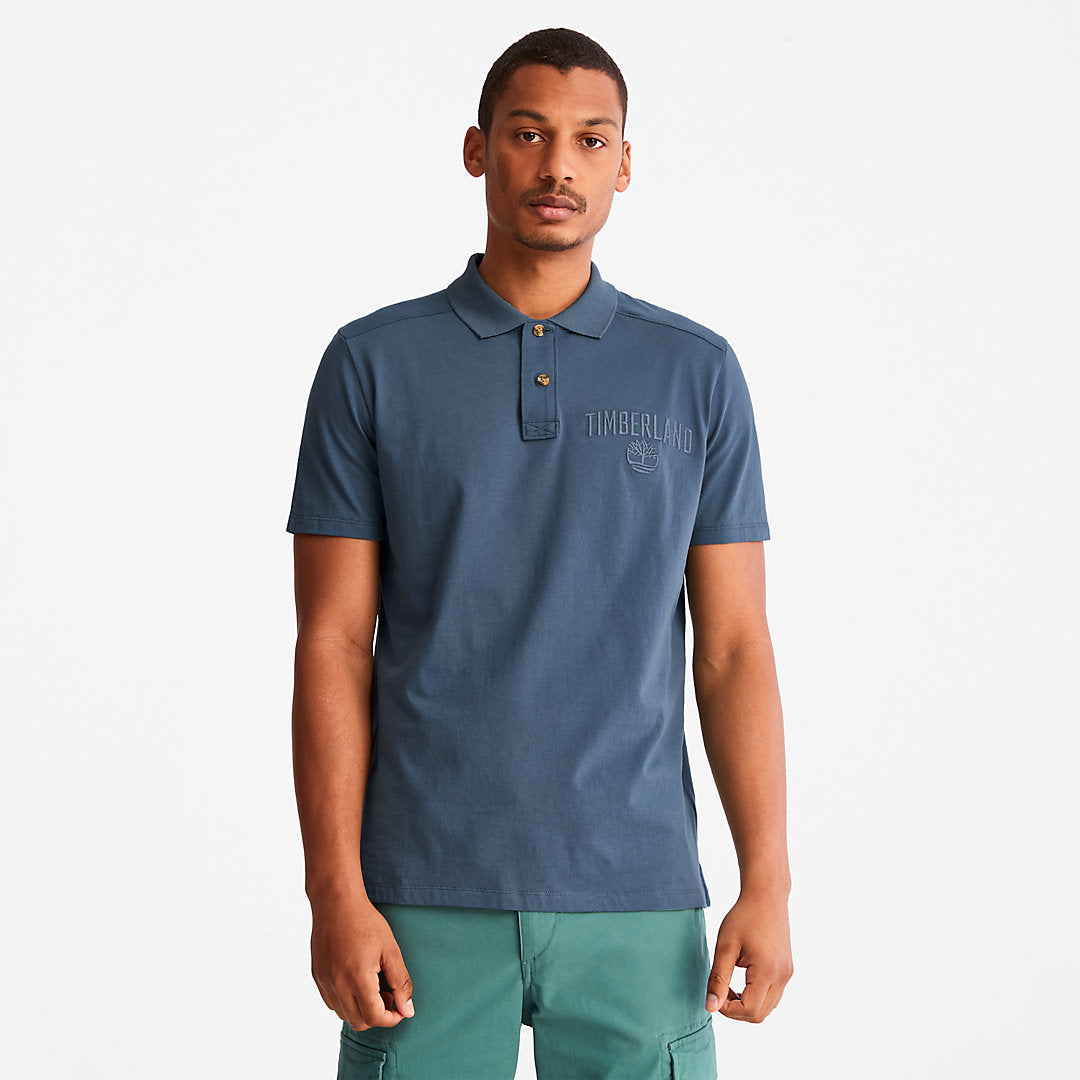 Mens Outdoor Heritage EK+ Polo Shirt for Men in Blue - Timberland