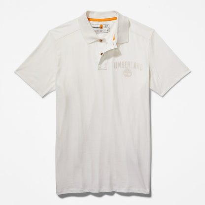 Mens Outdoor Heritage EK+ Polo Shirt for Men in White - Timberland
