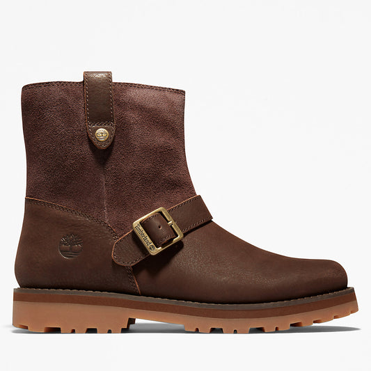 Kids Courma Kid Side-zip Winter Boot for Junior in Dark Brown - Timberland