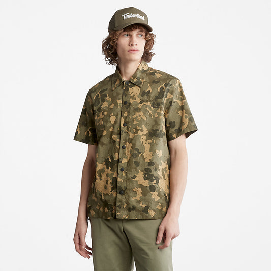 Mens Outdoor Heritage All-Over Print Shirt for Men in Camo - Timberland