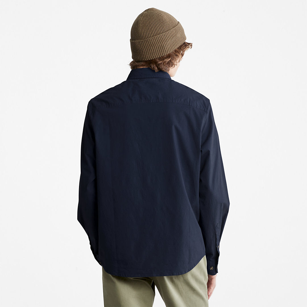 Mens Outdoor Heritage Overshirt for Men in Navy - Timberland