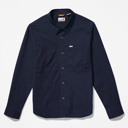 Mens Outdoor Heritage Overshirt for Men in Navy - Timberland