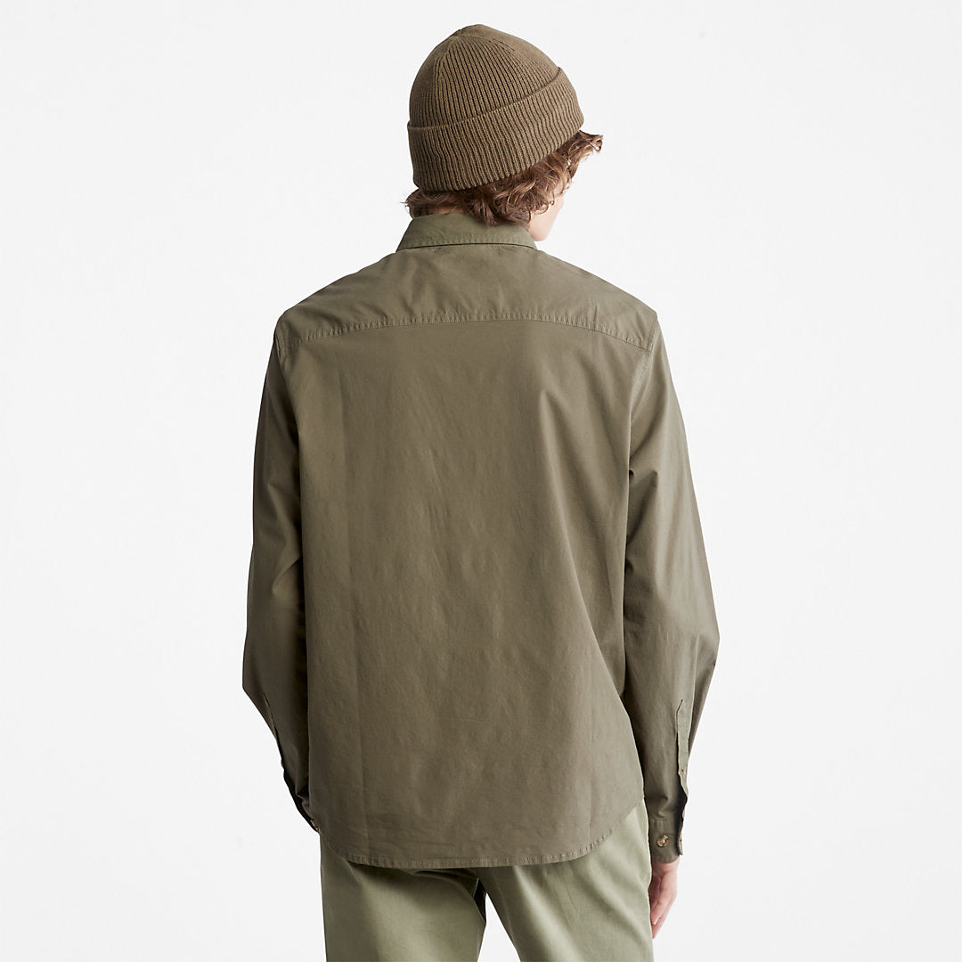 Mens Outdoor Heritage Overshirt for Men in Dark Green - Timberland
