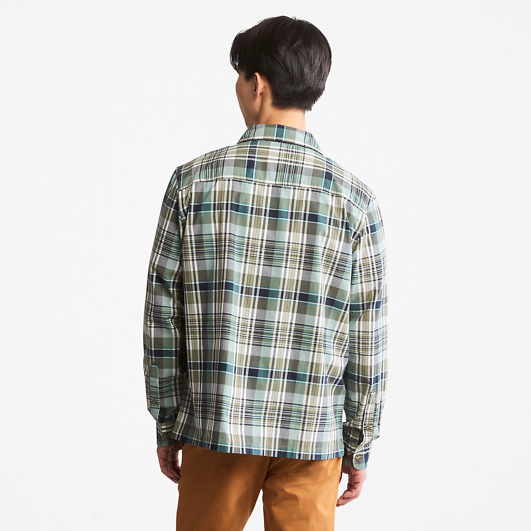 Mens Outdoor Heritage Check Shirt for Men in Green - Timberland