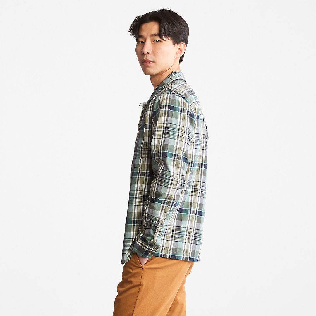 Mens Outdoor Heritage Check Shirt for Men in Green - Timberland