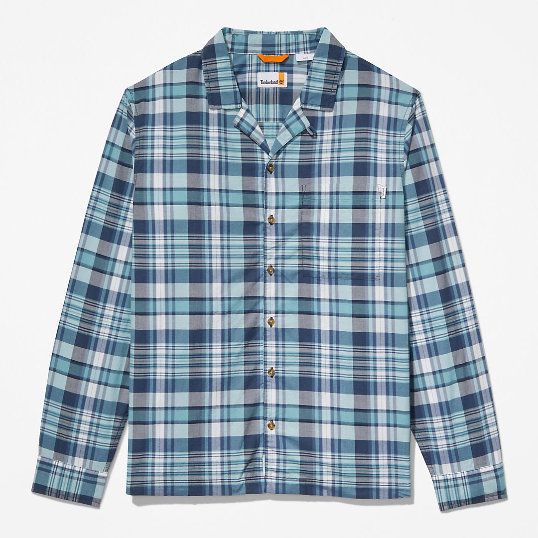 Mens Outdoor Heritage Check Shirt for Men in Blue - Timberland