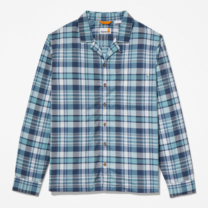 Mens Outdoor Heritage Check Shirt for Men in Blue - Timberland
