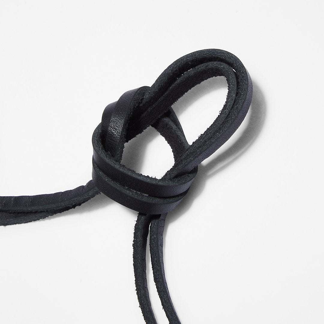 Mens 44-inch Flat Rawhide Replacement Laces in Black - Timberland