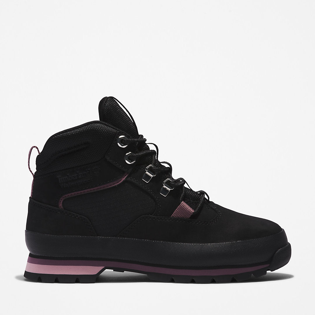Womens Euro Hiker Hiking Boot for Women in Black - Timberland