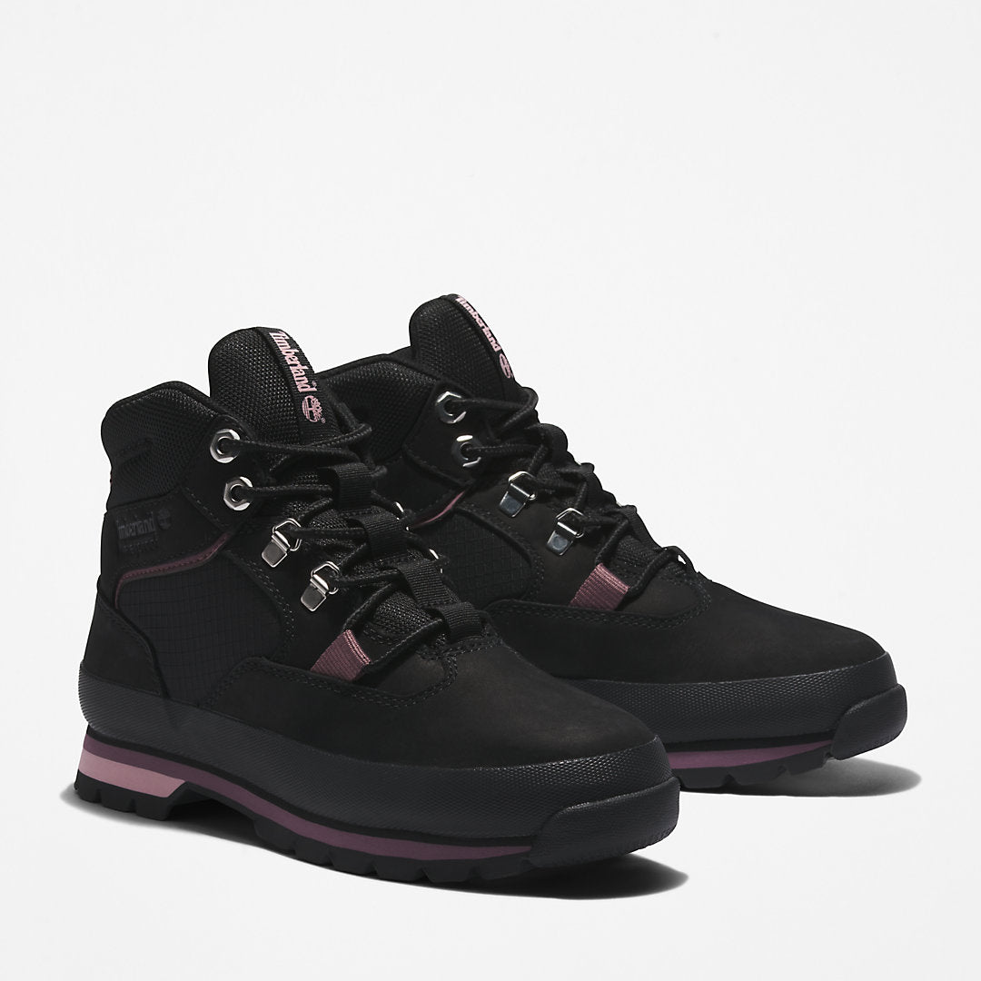 Womens Euro Hiker Hiking Boot for Women in Black - Timberland