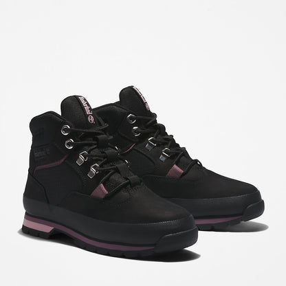 Womens Euro Hiker Hiking Boot for Women in Black - Timberland