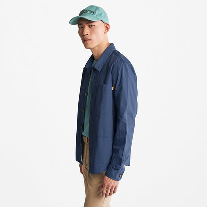 Mens Outdoor Heritage EK+ Overshirt for Men in Navy - Timberland