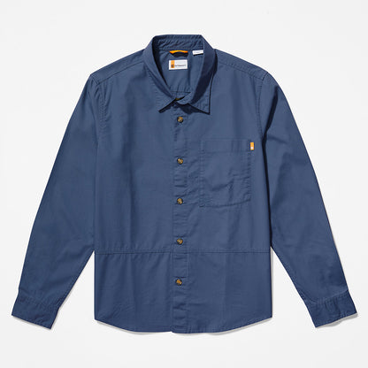 Mens Outdoor Heritage EK+ Overshirt for Men in Navy - Timberland