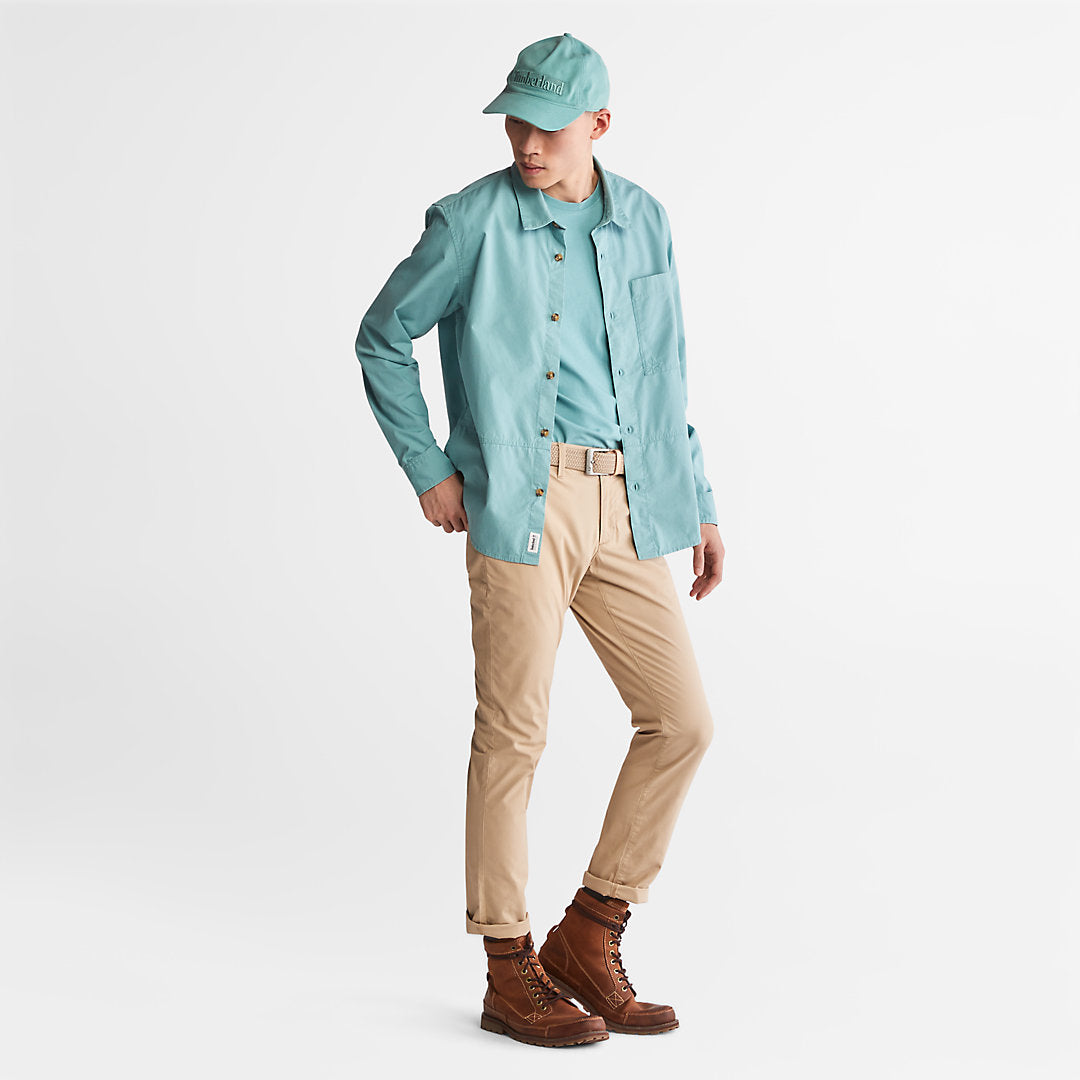 Mens Outdoor Heritage EK+ Overshirt for Men in Blue - Timberland