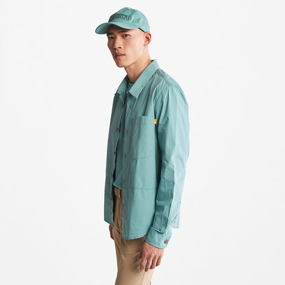 Mens Outdoor Heritage EK+ Overshirt for Men in Blue - Timberland