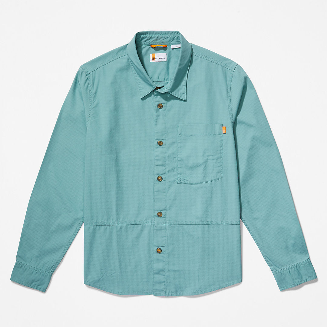 Mens Outdoor Heritage EK+ Overshirt for Men in Blue - Timberland