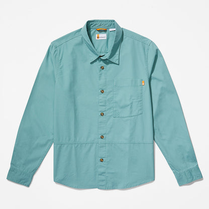Mens Outdoor Heritage EK+ Overshirt for Men in Blue - Timberland