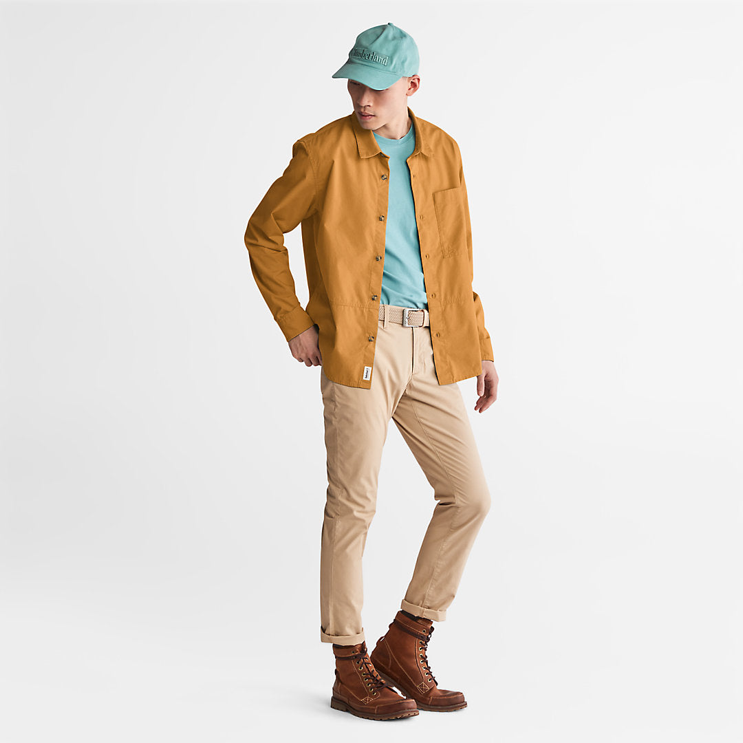 Mens Outdoor Heritage EK+ Overshirt for Men in Brown - Timberland