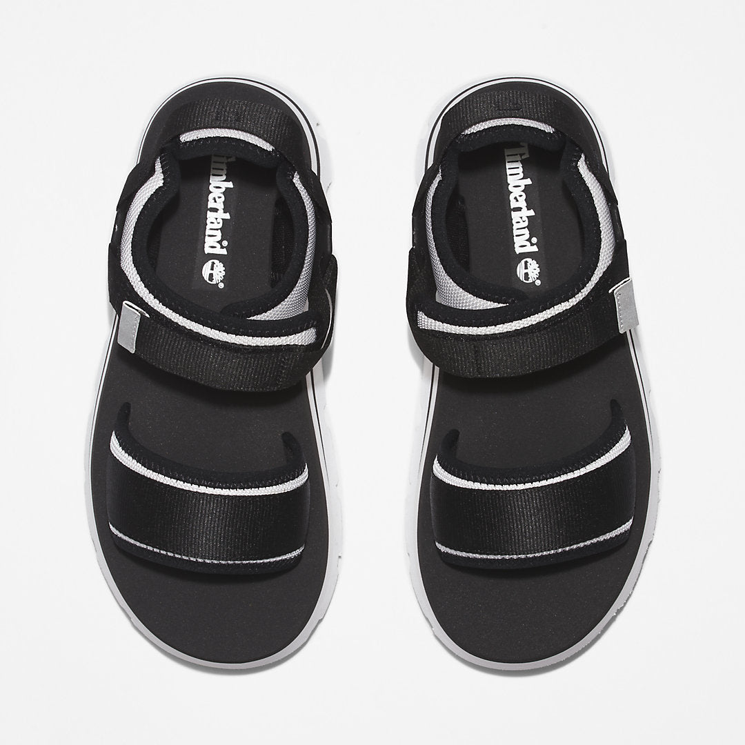 Womens Euro Swift Ankle-Strap Sandal for Women in Monochrome Black - Timberland